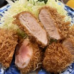 とんかつ 丸山 - ヒレとんかつ定食　¥1800