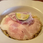 拳ラーメン - 秋刀魚醤油つけ麺８５０円