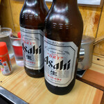 池田お好み焼店 - 久しぶりの瓶ビール　美味い(๑˃̵ᴗ˂̵)