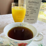 宮崎邸 - オレンジジュース、コーヒー