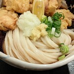 たけうちうどん店 - とり天ぶっかけ