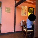 ビストロ アオキ - 店内（座席より右まわり）➡︎