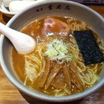麺屋吉左右 - 注文しましたのが　らーめん大盛り　￥８５０