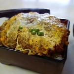 林屋食堂 - カツ丼（上）大盛