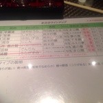 JapaneseBar克 - H25.01　日本酒メニュー