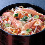 Crab chirashi Sushi