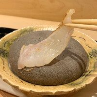 津の守坂 小柴 - 炙り河豚の石焼