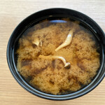 自然野菜レストラン 駒込 ナーリッシュ - お代わり出来る味噌汁