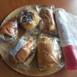 ベーカリー&カフェ ボア ラクテ - チョココロナ＆チョコラブレッド＆レーズンパン＆チュロス＆塩パン＆小倉あん塩バター