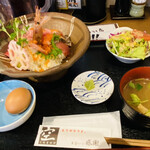 大阪産料理 空 - ご飯はかなり少なめでオーダー♡