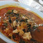 大松園 - ちょうどいい辛さで、これ旨いんだよね