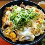 淡路島南パーキングエリア下りフードコート - 淡路玉ねぎ牛とじ丼