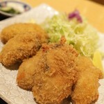 とんかつ むら井 - カキフライ定食¥2000