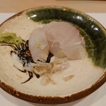 うを徳 - 鯛、鱗揚げ