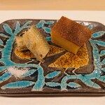 うを徳 - もろこ、車海老すり身の玉子焼