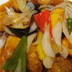 中華レストラン 長城 - 酢豚  アップ