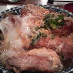アルバトロス - カツ丼大盛り、別アングルからもどうぞ！！