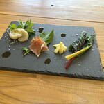 旅とPizzaとお宿 咲色 - Bセット限定の前菜盛り合わせ