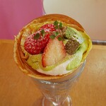パティスリー ラ リシュテール - 伊勢茶クレープ