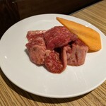 焼肉ふるさと 広島駅前店 - 切り落としカルビ(たれ)￥890