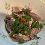 まるまん本店 - 鶏の酢もの¥450