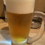 まるまん本店 - キリンラガービール¥550