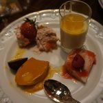 グリンデルワルド - イチゴのムース２種。自分がムース好きなのが発覚！