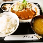 Resutoran Tatsumi - 焼肉（ポークソテー）定食　￥１１００