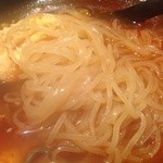 板門亭吉岡 - ジャン麺¥800  冷麺の麺