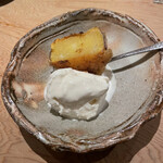 天ぷらあら木 - さつまいもとミルクアイス