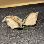 天ぷらあら木 - 椎茸とえび