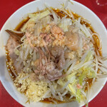 ラーメン二郎 - ラーメン小　SK半分　全マシ