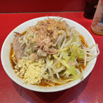 ラーメン二郎 - ラーメン小　SK半分　全マシ