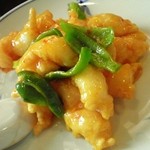 東華菜館 - 大海老の唐辛子炒め