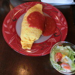 洋屋 - ケチャップソースオムライス（850円）