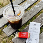 もっくん珈琲 - 「アイスコーヒー マンデリン」350円税込み♫ ロータスクッキー付き♪ & レシート^o^