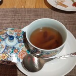 fu-fu shisen - 薬膳蒸しスープ（黒アワビ茸）