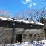 店の外観(冬・晴れver)