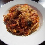 ベーコンときのこのトマトソース(大盛)￥１１５０