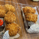 とんかつ おさむ - ヒレ100g(1,100円)、カキフライ2個(400円×2)