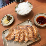 げんこつ - 黒豚餃子ライスセット