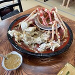 丸吉食堂 - 高足ガニ一匹丸ごと蒸し上げ(中)