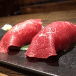 ISHIGAKI BEEF GRILL BAR go slow - 肉寿司