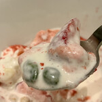 北海道焼肉 北うし - あまおう苺ミルク