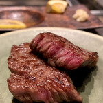 北海道焼肉 北うし - 3週間熟成知床和牛ハラミ