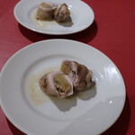 フンギ堂 - リゾット詰め鶏のロースト