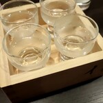 のむとこ そよか - 飲み比べセット。どれもいいお酒。