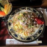 山小屋 - ピラフ７００円全容