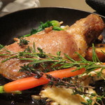 レストラン バカール - イベリコ豚のロースト、そのミニ・ハンバーグと共に2