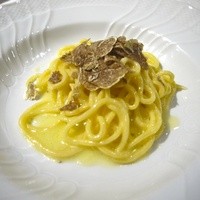 ヴォーロ・コズィ - ランチコース￥3800の白トリュフの手打ちパスタ（＋￥2000）（2012/11）